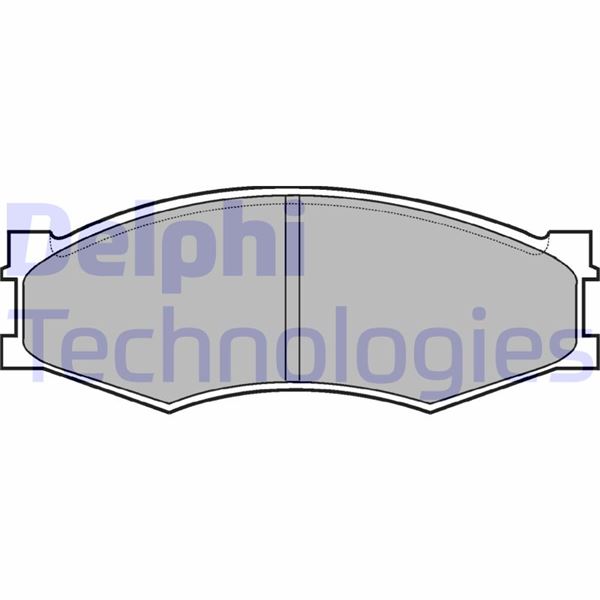 DELPHI LP358 Fren Sistemleri Fren Balatası - NISSAN BLUEBIRD (U11) uyumlu