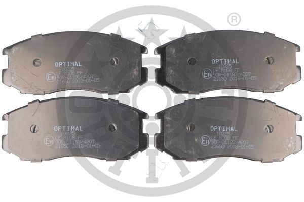 OPTIMAL BP-10325 Fren Sistemleri Fren Balatası - MITSUBISHI LANCER IV Hatchback (C6_A, C7_A) uyumlu