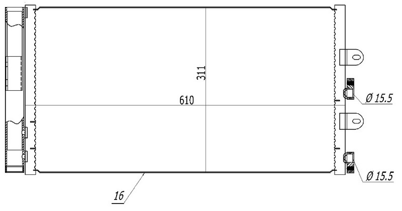 Klima Radyatörü - CFI679016 Ürün Görseli