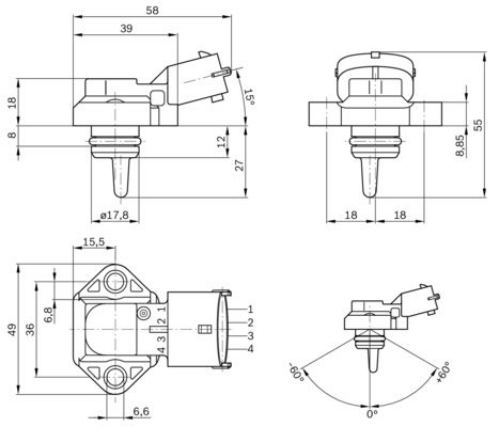 BOSCH 0 281 002 316 30-GRP-0 281 002 316 Ürün Görseli