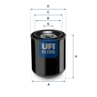 UFI 27.344.00 Fren Sistemleri Hava Kurutucu Kartuşu - SCANIA T uyumlu