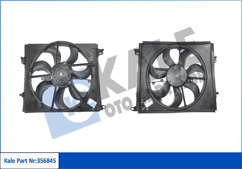 KALE OTO RADYATÖR 356845 Soğutma Sistemi Fan - RENAULT MEGANE IV Hatchback (B9A/M/N_) uyumlu