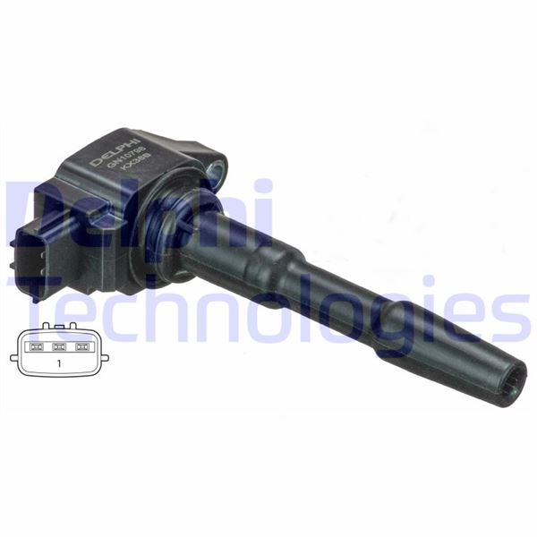 DELPHI GN10798-12B1 Ateşleme Sistemi Ateşleme Bobini - RENAULT MEGANE III Coupe (DZ0/1_) uyumlu