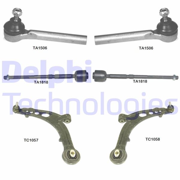 DELPHI TC1960KIT Süspansiyon Sistemi Bugi Kolu - FIAT PUNTO (188_) uyumlu