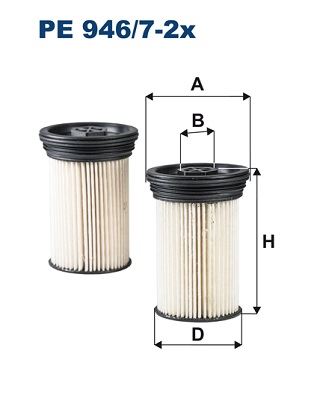 FILTRON PE 946/7-2x Yakıt Sistemi Yakıt Filtresi - OPEL ANTARA A (L07) uyumlu