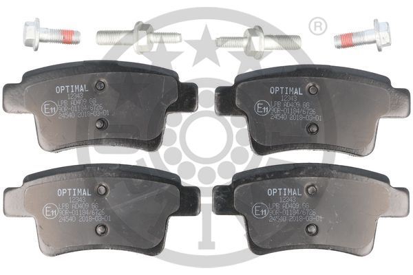 OPTIMAL BP-12343 Fren Sistemleri Fren Balatası - CITROËN C4 PICASSO I MPV (UD_) uyumlu