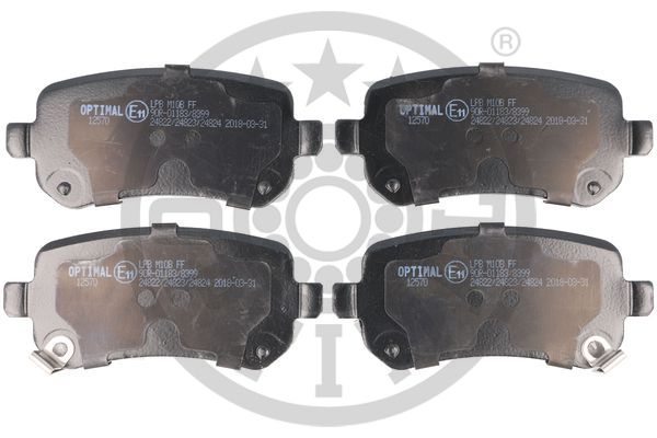 OPTIMAL BP-12570 Fren Sistemleri Fren Balatası - DODGE JOURNEY uyumlu