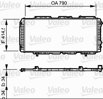 VALEO 731611 Soğutma Sistemi Su Soğutucu & Parçaları - PEUGEOT BOXER Minibüs/Otobüs (230P) uyumlu
