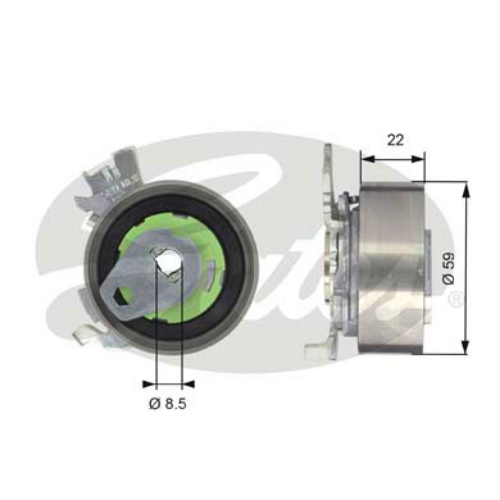 GATES T43060 Motor Kayış Kasnağı - OPEL CORSA B (S93) uyumlu