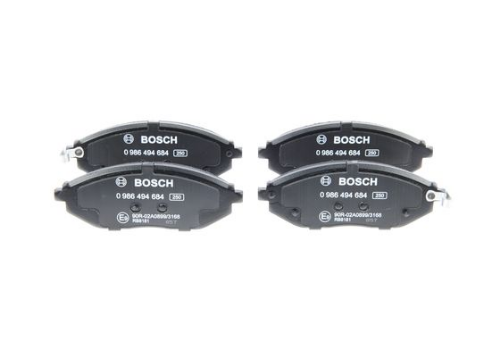 BOSCH 0 986 494 684 Fren Sistemleri Fren Balatası - CHEVROLET SPARK (M300) uyumlu