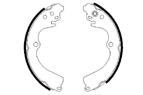 BOSCH 0 986 487 463 Fren Sistemleri Fren Pabucu - SUBARU LEGACY I (BC) uyumlu
