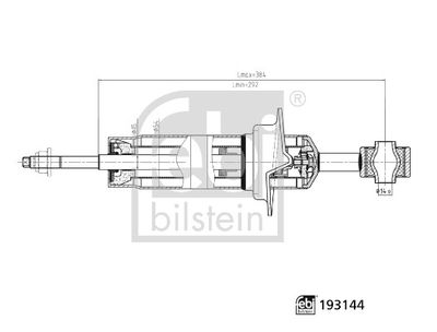 FEBI BILSTEIN 193144 Süspansiyon Sistemi Amortisör - NISSAN NAVARA NP300 (D40) uyumlu