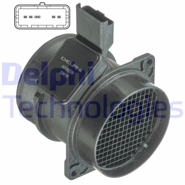 DELPHI AF10370-12B1 Motor Hava Kütle Ölçer (MAF Sensörü) - PEUGEOT 607 (9D, 9U) uyumlu