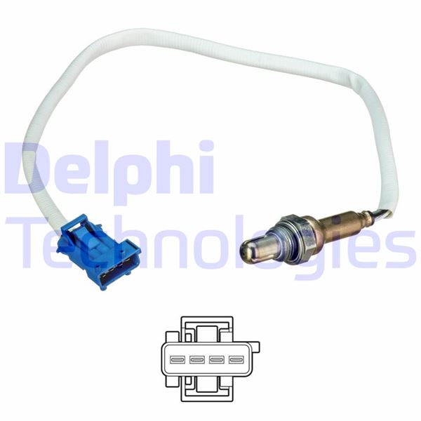 DELPHI ES21244-12B1 Emme & Egzoz Sistemi Egzoz Sensörleri - PEUGEOT 206 SW (2E/K) uyumlu