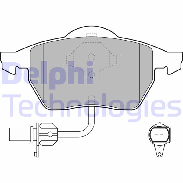 DELPHI LP1706 Fren Sistemleri Fren Balatası - VW SHARAN (7M8, 7M9, 7M6) uyumlu