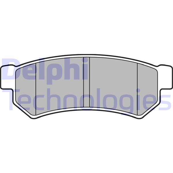 DELPHI LP2502 Fren Sistemleri Fren Balatası - CHEVROLET LACETTI Station wagon (J200) uyumlu
