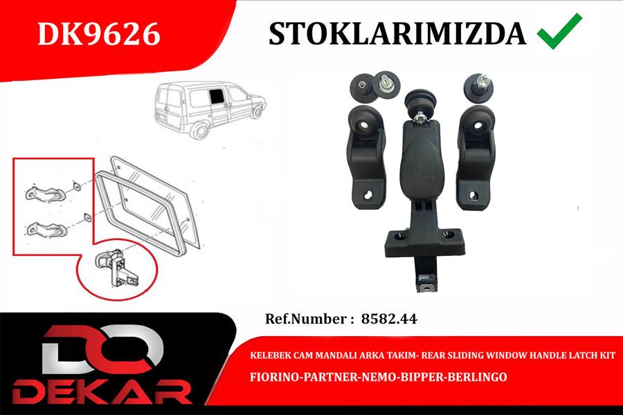 Kelebek Camı Mandal Seti - DEKAR - DK9626 Ürün Görseli