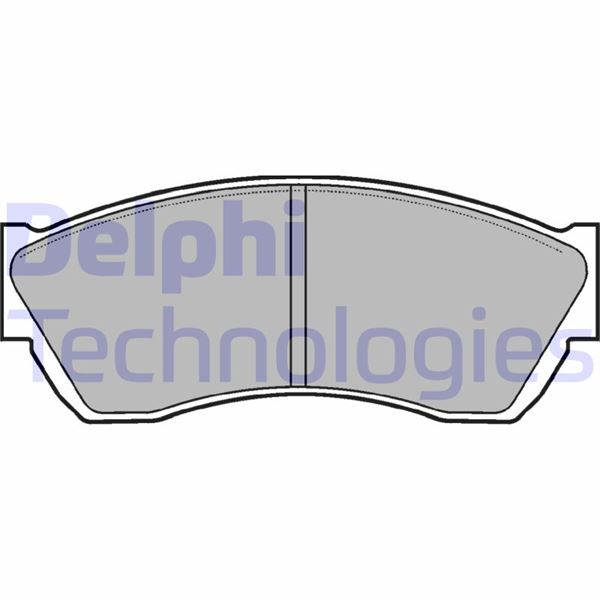 DELPHI LP676 Fren Sistemleri Fren Balatası - HONDA CIVIC III Hatchback (AL, AJ, AG, AH) uyumlu