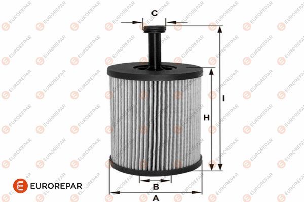 EUROREPAR 1682275280 Motor Yağ Filtresi - VW CADDY III Kasa/büyük limuzin (2KA, 2KH, 2CA, 2CH) uyumlu