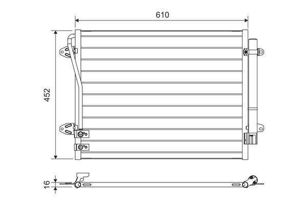 VALEO 814039 İklimlendirme Sistemi Klima Radyatörü - VW PASSAT B7 (362) uyumlu