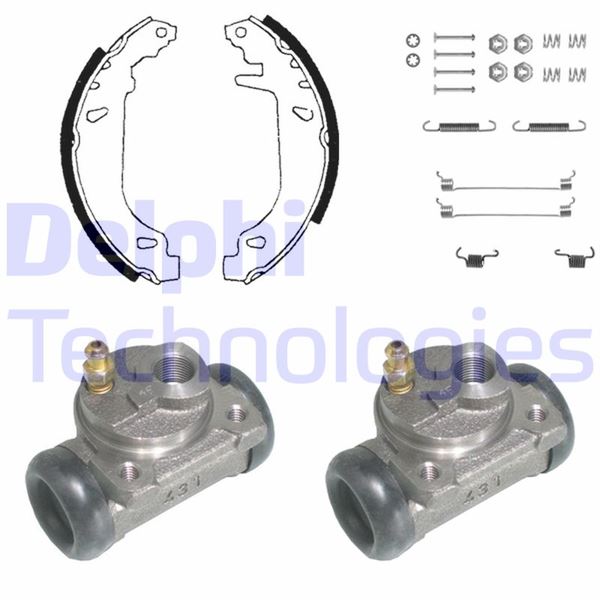 DELPHI KP823 Fren Sistemleri Fren Pabucu - CITROËN ZX (N2) uyumlu