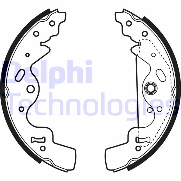 DELPHI LS1941 Fren Sistemleri Fren Pabucu - LAND ROVER FREELANDER I (L314) uyumlu