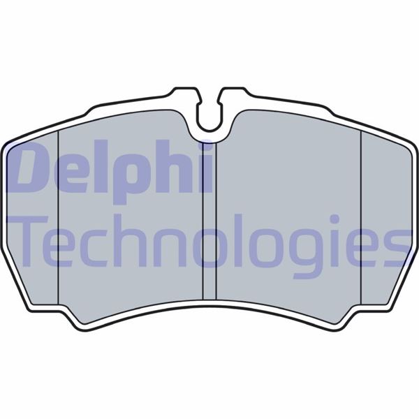 DELPHI LP3573 Fren Sistemleri Fren Balatası - IVECO DAILY IV Minibüs/Otobüs uyumlu
