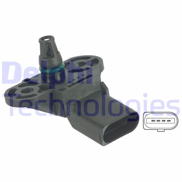 DELPHI PS10123 Emme & Egzoz Sistemi Egzoz Sensörleri - SEAT IBIZA IV (6J5, 6P1) uyumlu