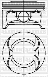 YENMAK 31-04231-000 Motor Piston Seti - OPEL ASTRA J Sports Tourer (P10) uyumlu