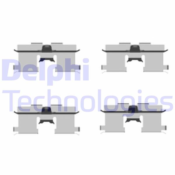 DELPHI LX0407 Fren Sistemleri Fren Diski - CHEVROLET AVEO / KALOS Sedan (T250, T255) uyumlu