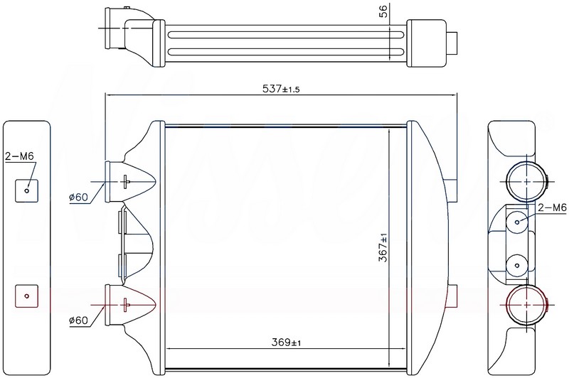 Turbo Radyatörü - ISE001056 Ürün Görseli