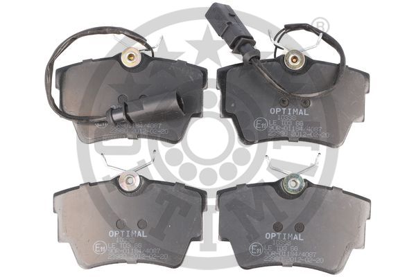 OPTIMAL BP-10338 Fren Sistemleri Fren Balatası - VW TRANSPORTER T4 Minibüs/Otobüs (70B, 70C, 7DB, 7DK, 70J, 70K, uyumlu