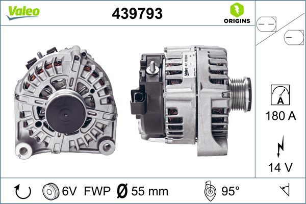 VALEO 439793 Elektrik Sistemi Alternatör - BMW 1 (F20) uyumlu