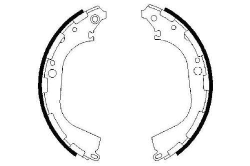BOSCH 0 986 487 464 Fren Sistemleri Fren Pabucu - NISSAN NP300 PICKUP (D22) uyumlu