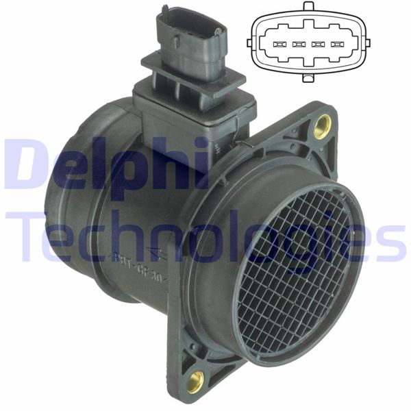DELPHI AF10403-12B1 Motor Hava Kütle Ölçer (MAF Sensörü) - FIAT PUNTO EVO (199_) uyumlu