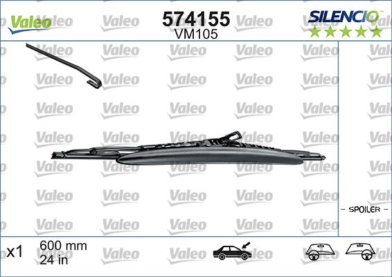 VALEO 574155 Kaporta & Gövde Parçaları Cam Silecek Mekanizması - BMW 5 (E34) uyumlu