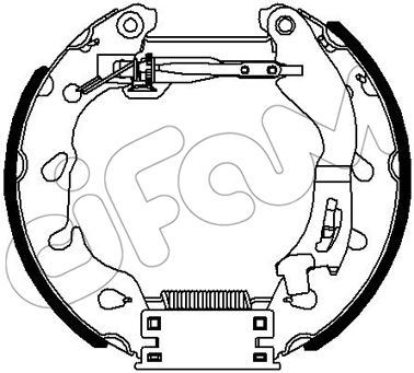 CIFAM 151-355 Fren Sistemleri Fren Pabucu - FIAT PANDA (169_) uyumlu