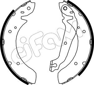 CIFAM 153-584 Fren Sistemleri Fren Pabucu - FORD TAUNUS V (GBS, GBNS) uyumlu