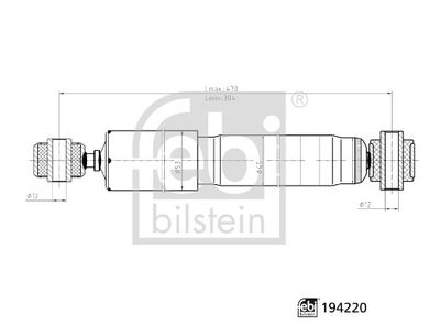 Amortisör - FEBI BILSTEIN - 194220 Ürün Görseli