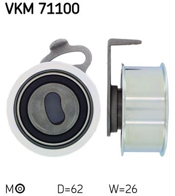 SKF VKM 71100 Motor Kayış Kasnağı - TOYOTA COROLLA Liftback (_E8_) uyumlu
