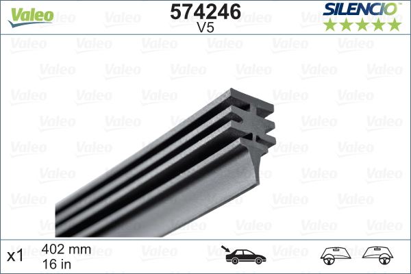VALEO 574246 Kaporta & Gövde Parçaları Cam Silecek Mekanizması - LANCIA YPSILON (843_) uyumlu