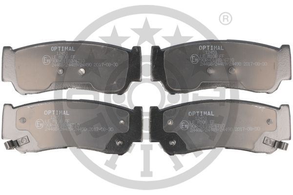 OPTIMAL BP-12451 Fren Sistemleri Fren Balatası - HYUNDAI H-1 Panelvan/Van (A1) uyumlu