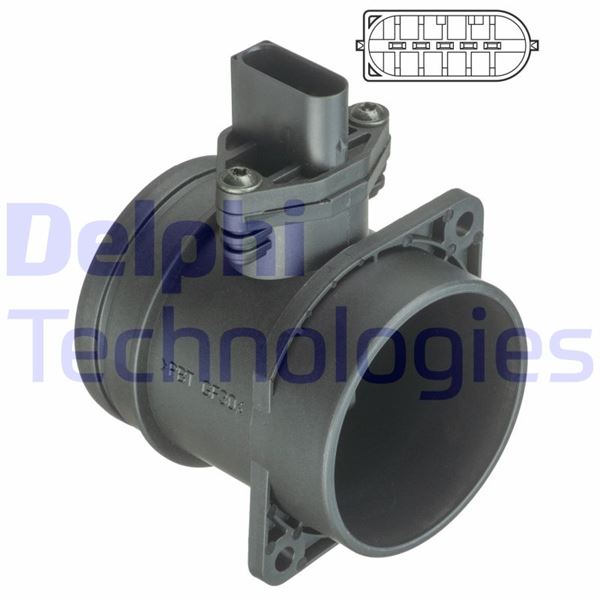 DELPHI AF10361-12B1 Motor Hava Kütle Ölçer (MAF Sensörü) - BMW 3 Touring (E91) uyumlu