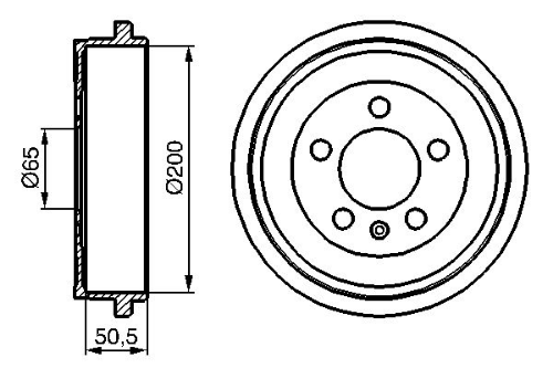BOSCH 0 986 477 133 Fren Sistemleri Fren Kampanası - SEAT IBIZA IV (6J5, 6P1) uyumlu