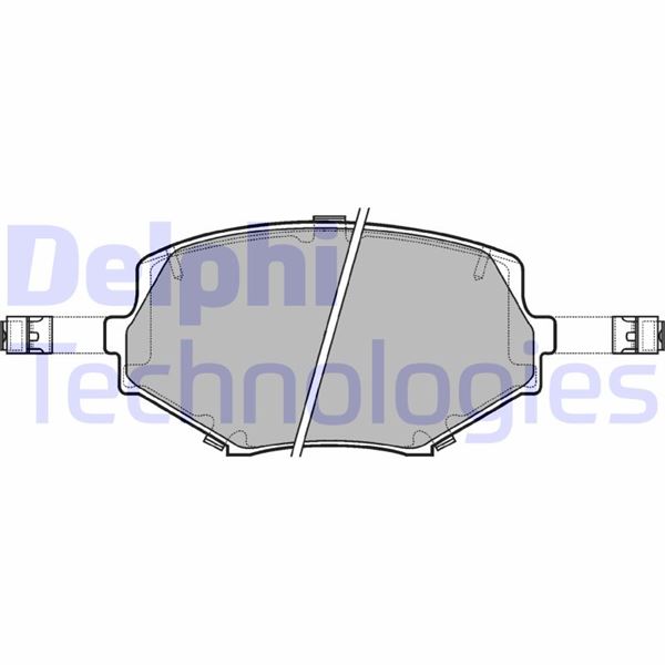 DELPHI LP1074 Fren Sistemleri Fren Balatası - MAZDA MX-5 I (NA) uyumlu