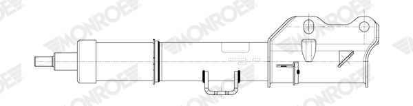 MONROE G8820 Süspansiyon Sistemi Amortisör - MERCEDES-BENZ VITO Panelvan/Van (W447) uyumlu