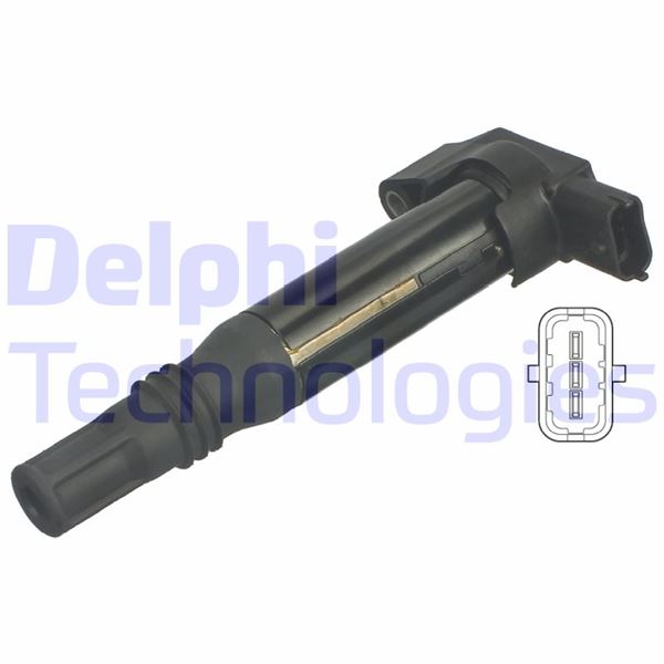 DELPHI GN10583-12B1 Ateşleme Sistemi Ateşleme Bobini - PEUGEOT 208 I (CA_, CC_) uyumlu