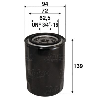 VALEO 586015 Motor Yağ Filtresi - AUDI 80 B2 Sedan (811, 813, 814, 819, 853) uyumlu