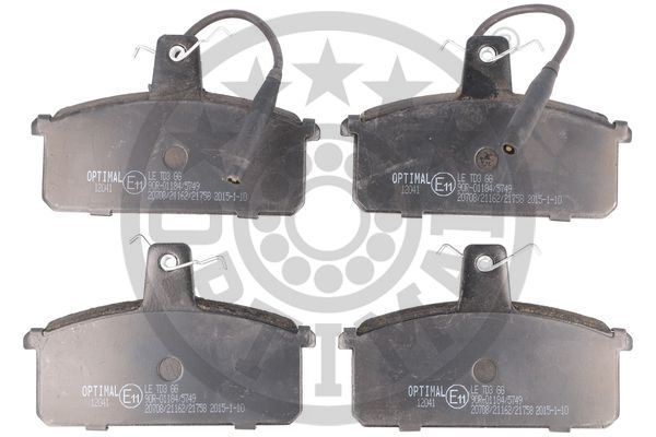 OPTIMAL BP-12041 Fren Sistemleri Fren Balatası - SEAT IBIZA I (21A) uyumlu
