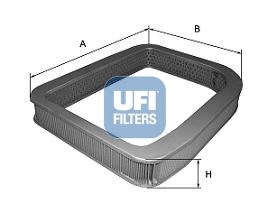 UFI 27.525.00 Motor Hava Filtresi - HONDA CIVIC IV Hatchback (EC, ED, EE, EF) uyumlu